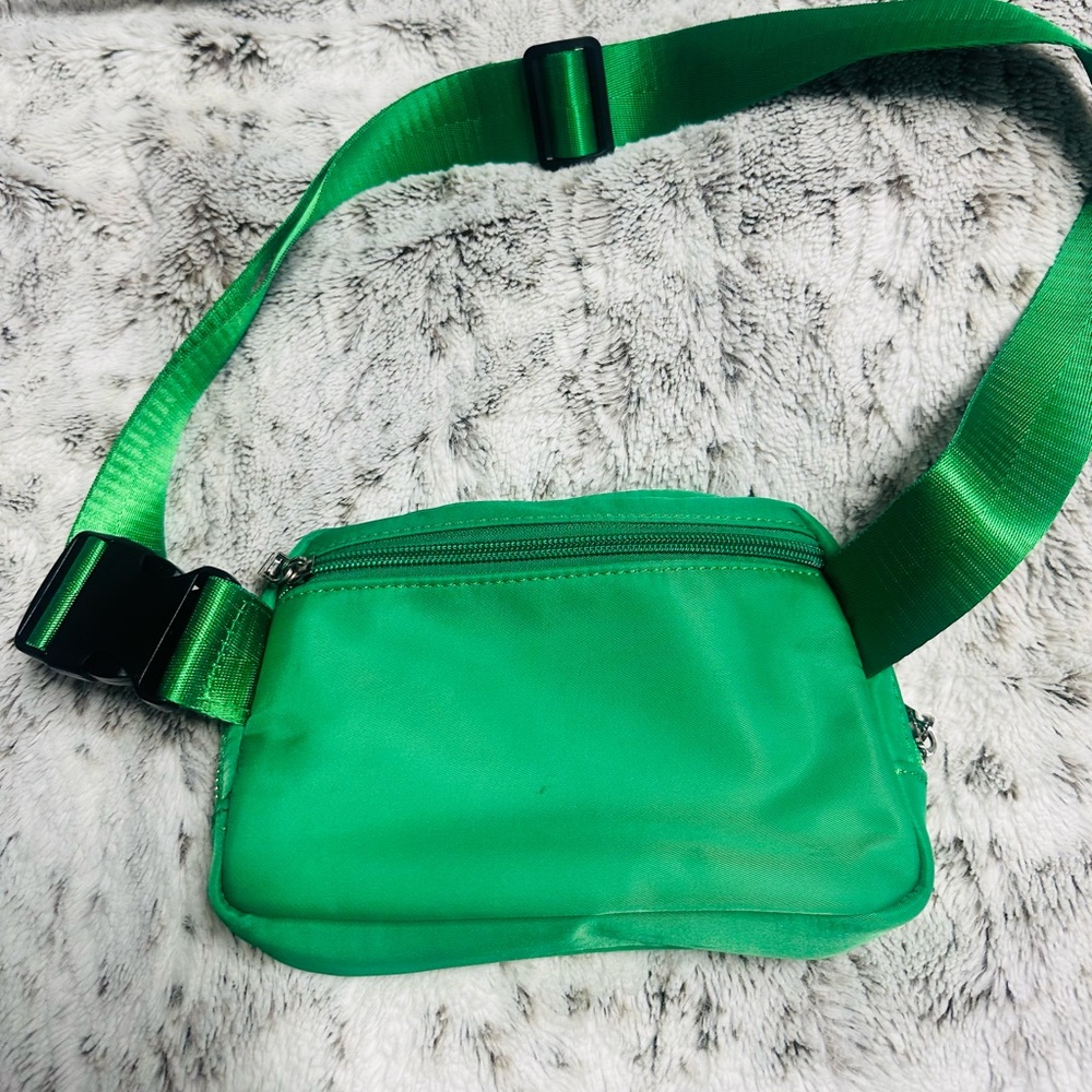 Vibrant Green Belt Bag